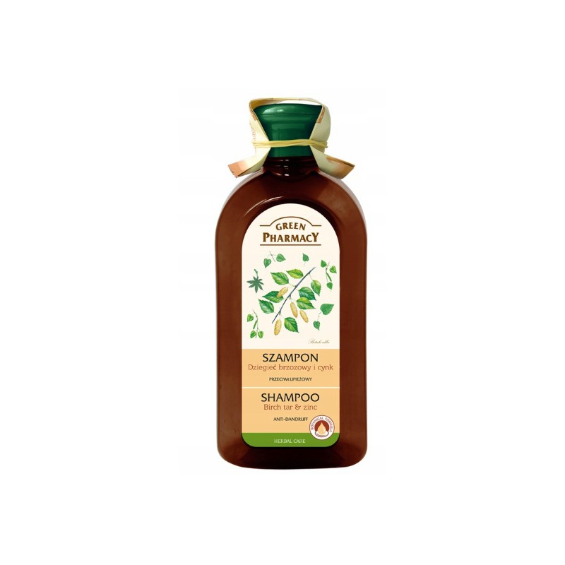 green pharmacy szampon z dziegciem brzozowym i cynkiem