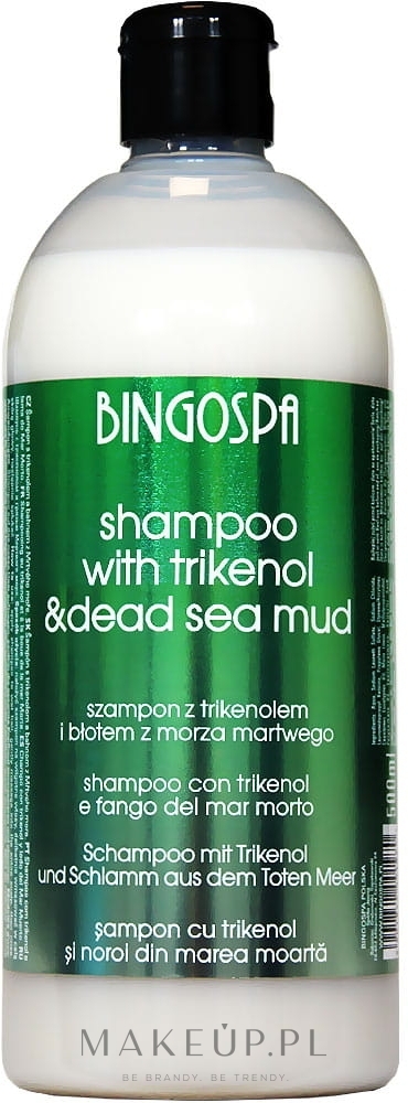 szampon przeciwłupieżowy z kofeiną i błotem z morza martwego bingospa