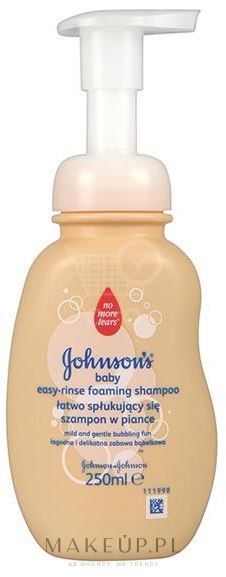 szampon johnsons baby z pompką easy rinse