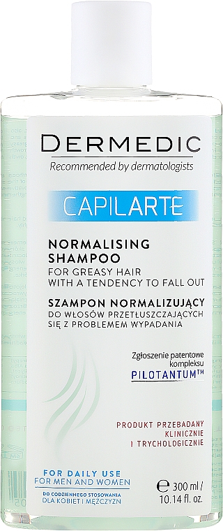 szampon do włosów przetłuszczających capilarte