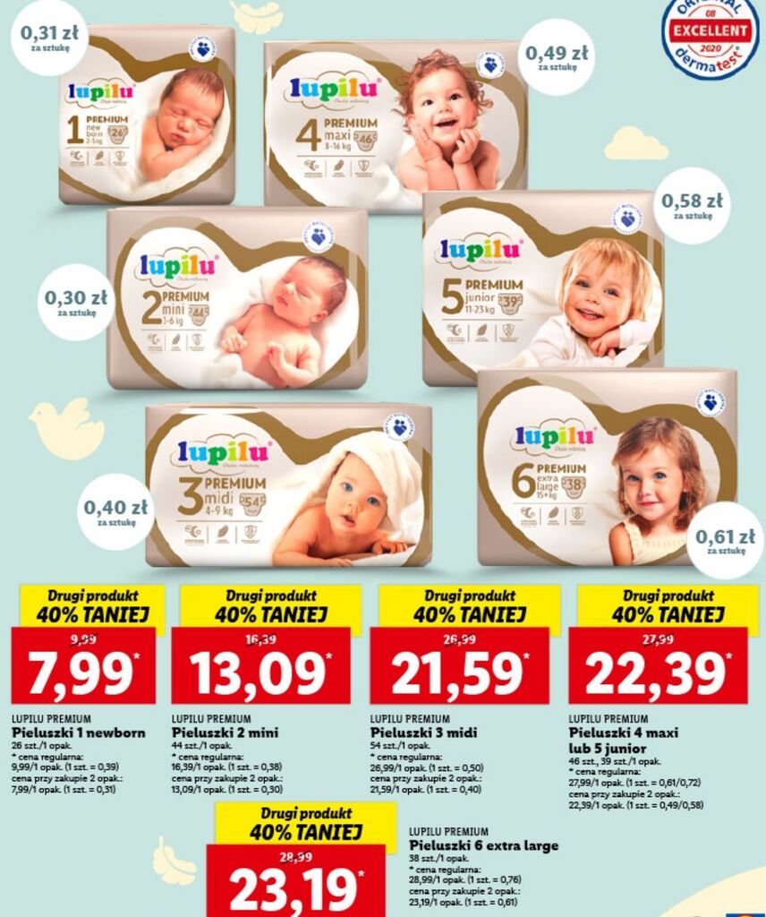 lidl pampersy pampers 2