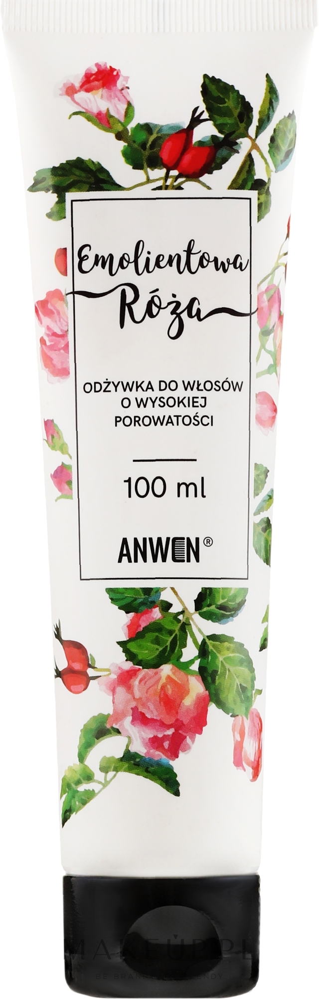 anwen odżywka do włosów o wysokiej porowatości emolientowa róża 200ml