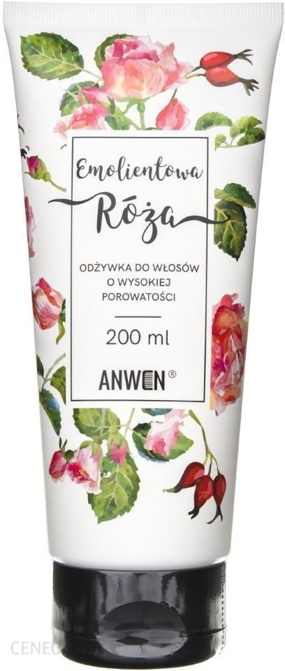 anwen odżywka do włosów o wysokiej porowatości emolientowa róża 200ml