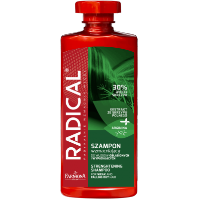 radical szampon wzmacniający do włosów osłabionych i wypadających opinie
