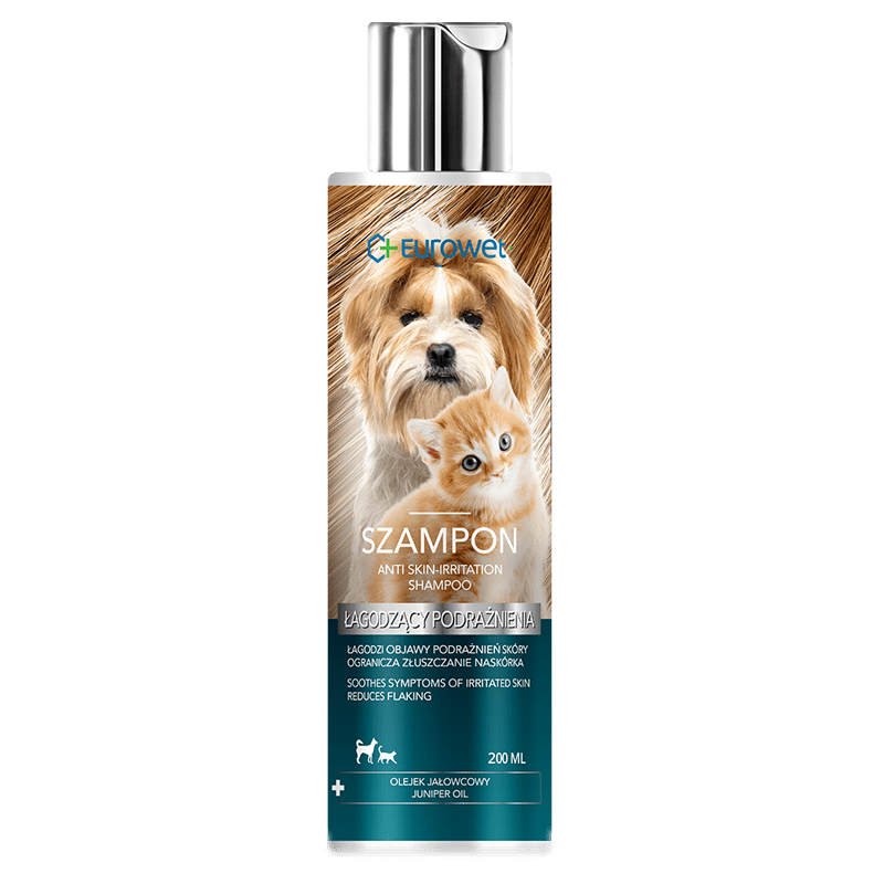 szampon dla psów z firmy biotyną łagodzący swędzenie